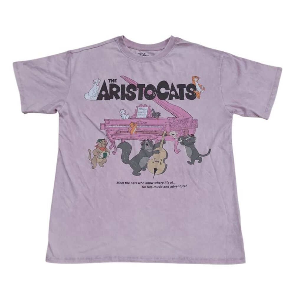 Character Women's Lightweight Crewneck Retro Soft Vintage Wash Tee - Washed Pink